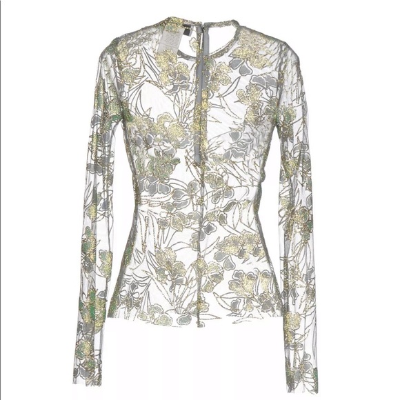 ❌FINAL PRICE ❌Glitter tulle sheer top NWT - Picture 5 of 7